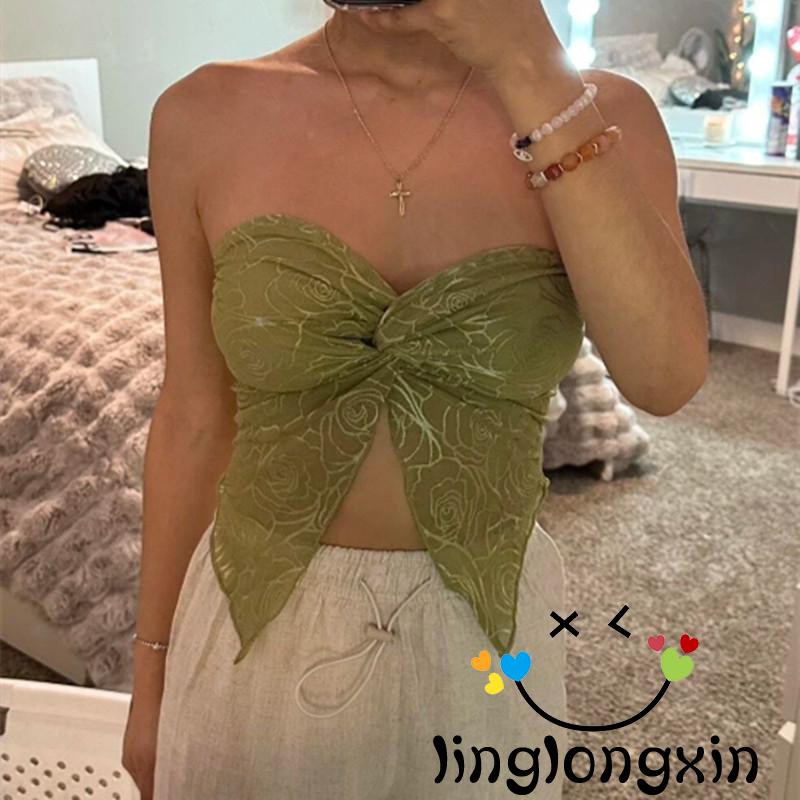 Áo Quấn 2 Dây Không Tay Xẻ Tà Màu Trơn Dành Cho Nữ