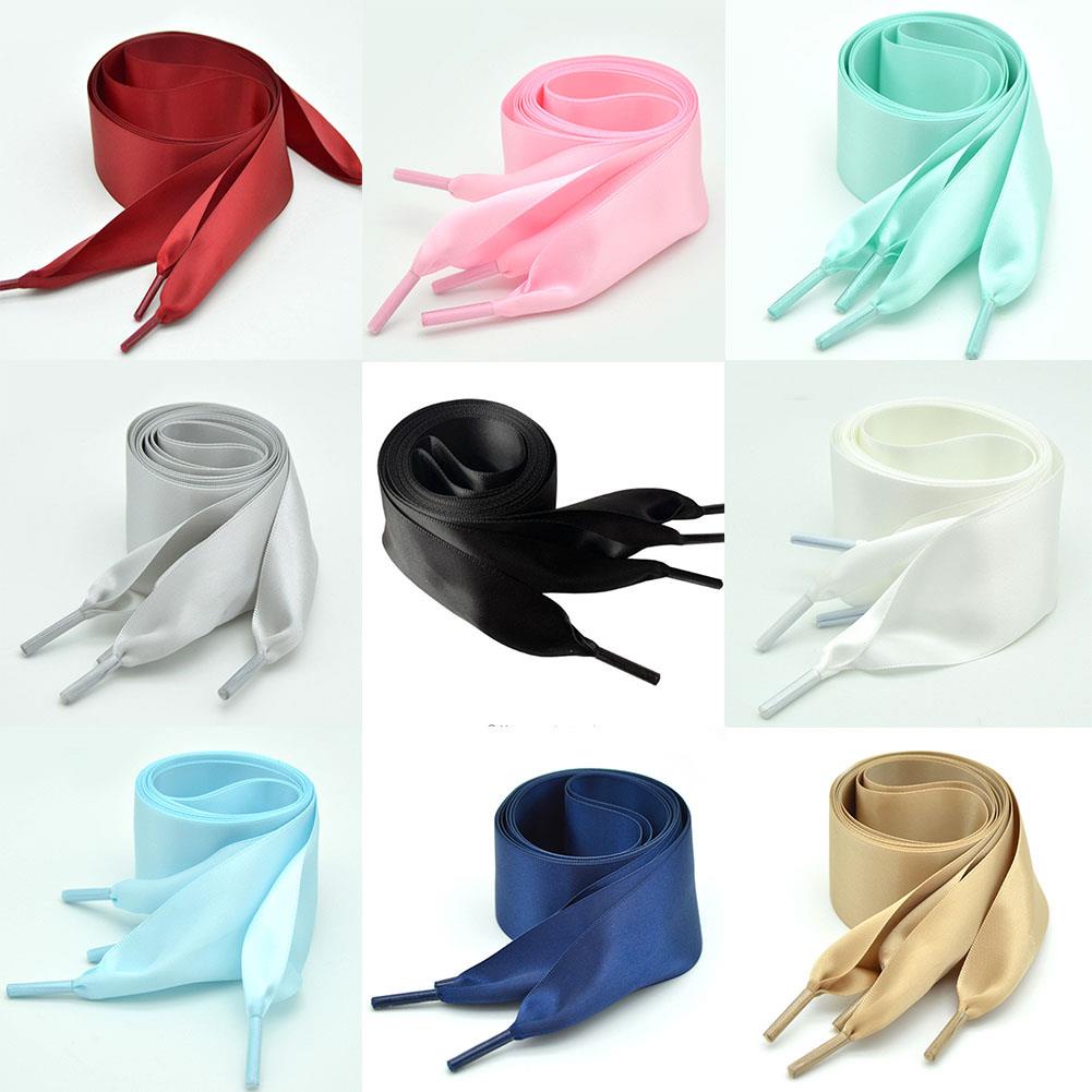Dây Giày Vải Lụa Satin Màu Sắc Xinh Xắn