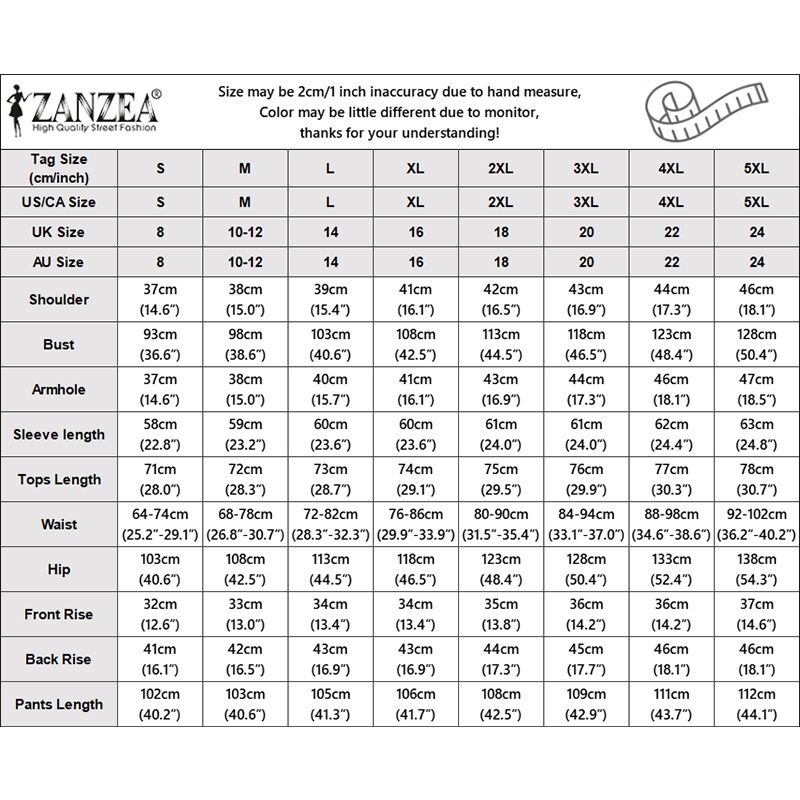 Zanzea Bộ Áo Tay Dài Và Quần Dài Ống Rộng Màu Trơn Dành Cho Phụ Nữ Hồi Giáo