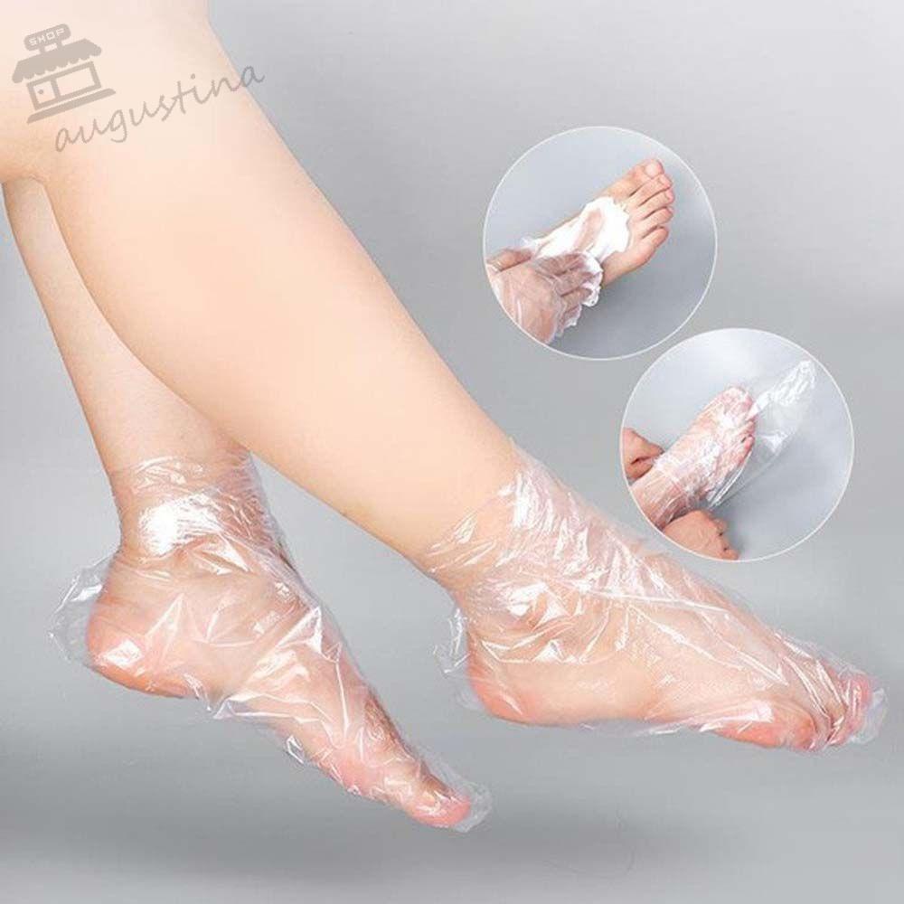 Set 100 Miếng Nhựa Bọc Giày Trong Suốt Dùng Một Lần Tiện Dụng