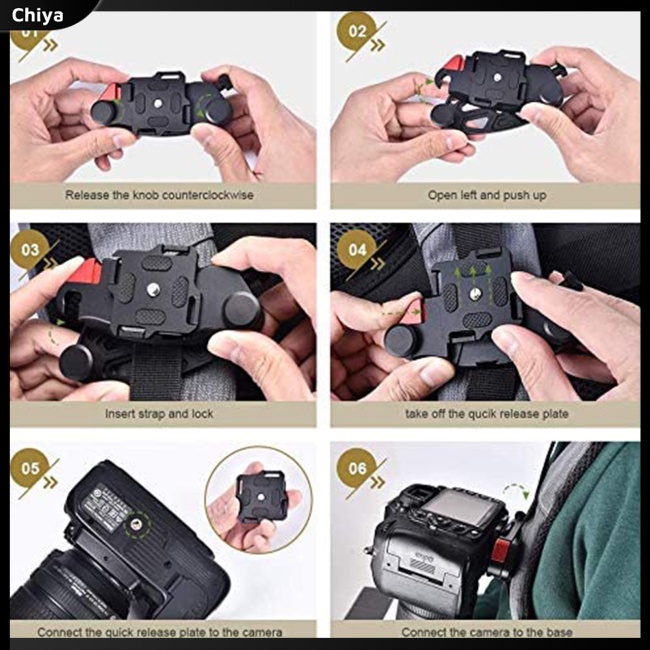 Móc Kẹp Thắt Lưng Tháo Lắp Nhanh Cho Máy Ảnh Dslr