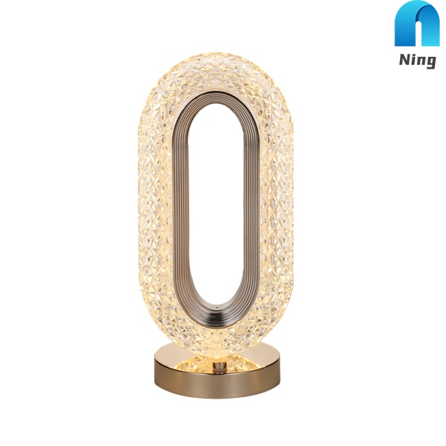 Đèn Led Pha Lê Để Bàn Sáng Tạo Điều Chỉnh Được Độ Sáng Điều Khiển Cảm Ứng Sang Trọng