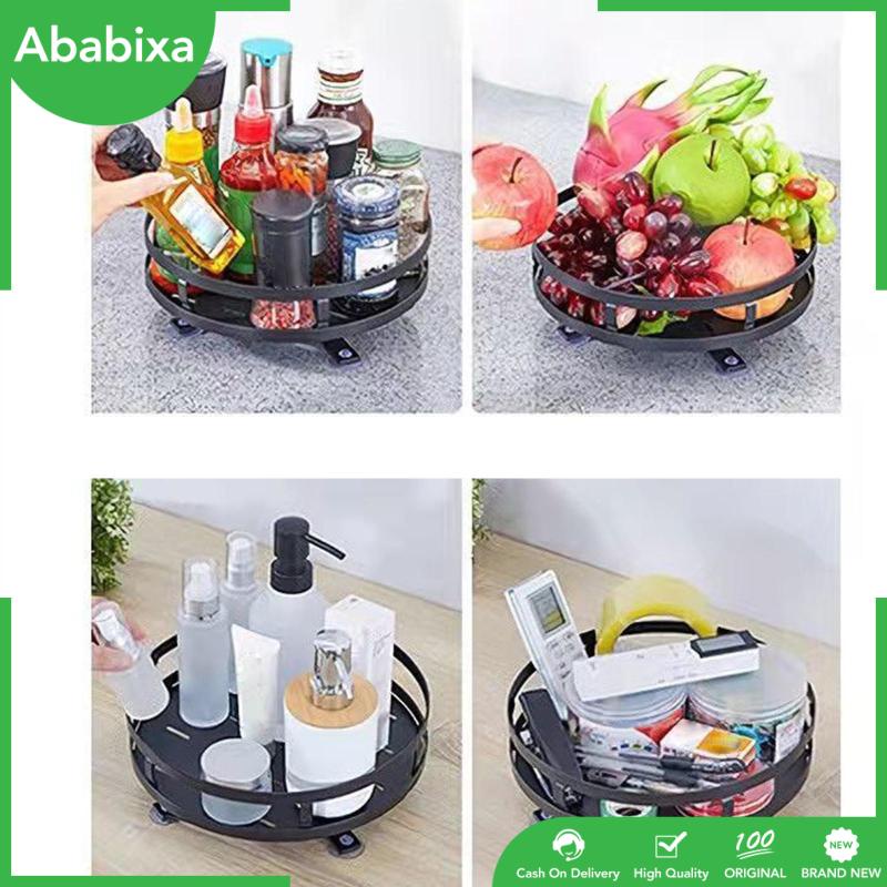 Giá Đựng Đồ / Nước Hoa Xoay 360 Độ Tiện Dụng Cho Tủ Lạnh / Phòng Tắm