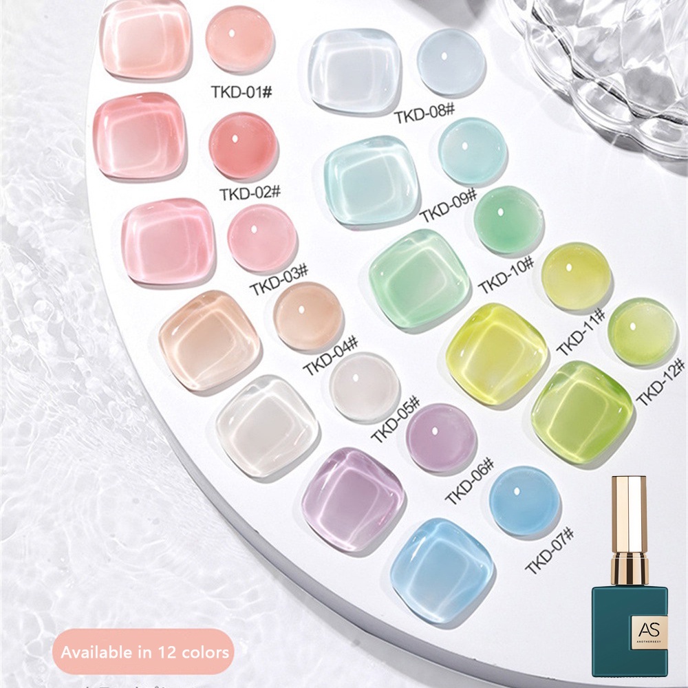 1 Lọ Gel Sơn Móng Tay Dạng Lưới Màu Sắc Thời Trang Mùa Hè 12 Màu Sắc Phổ Biến