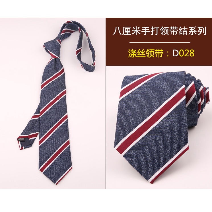 Cà Vạt 8CM Họa Tiết Sọc Cổ Điển Thời Trang Cho Nam