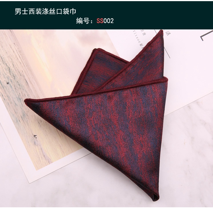 Khăn Tay Vuông 24 * 24CM Họa Tiết Hoa Cổ Điển Cho Nam