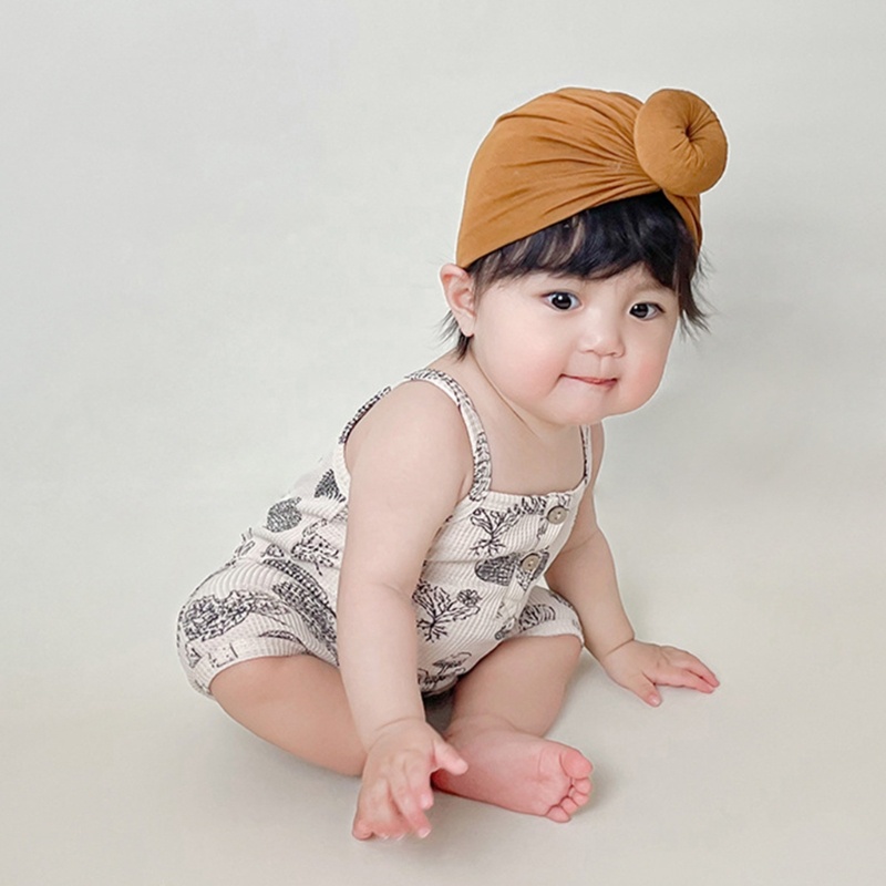 Áo Liền Quần Không Tay Chất Liệu Cotton Cao Cấp Thời Trang Mùa Hè Cho Bé