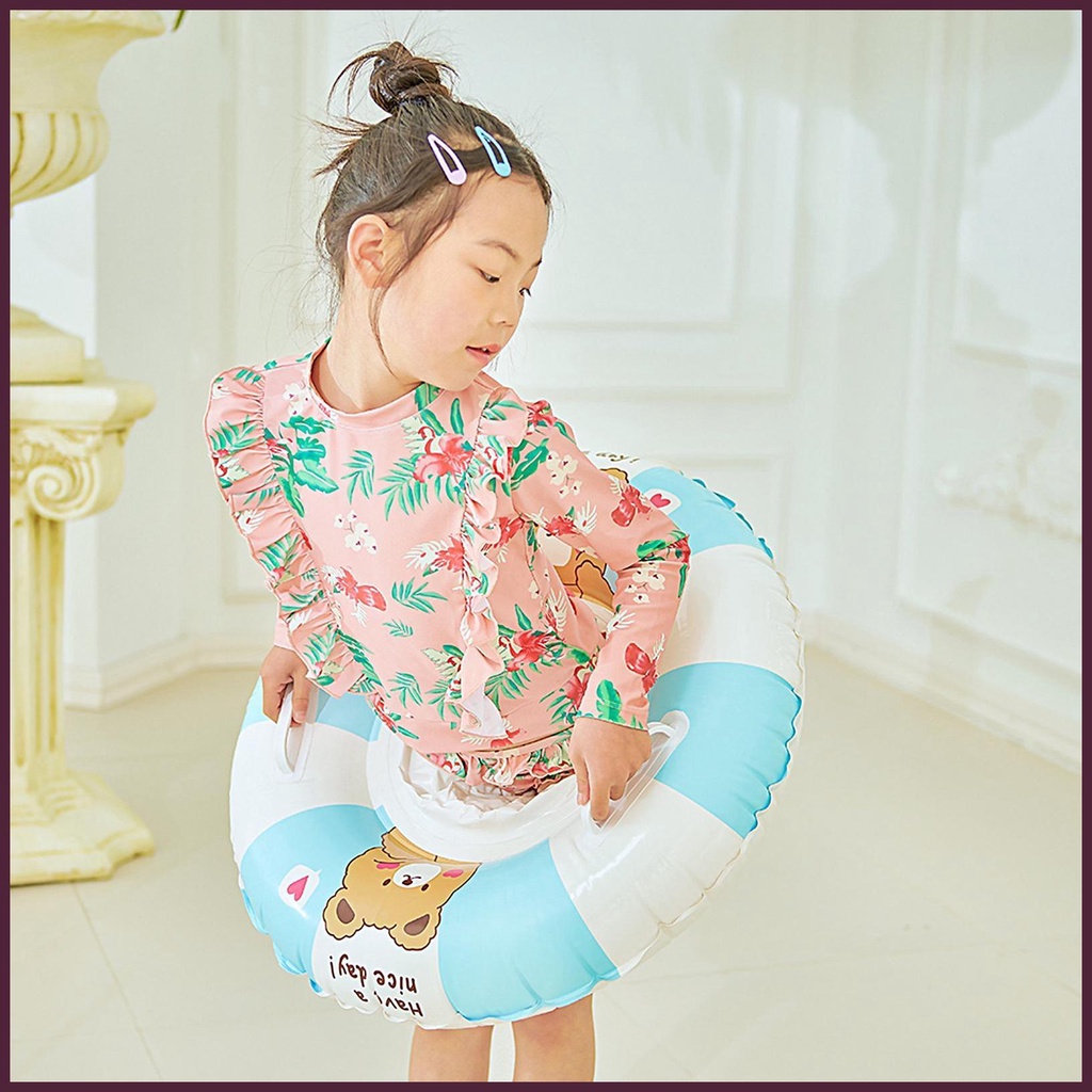Phao Bơi Hình Gấu 2 Tay Cầm Vui Nhộn Cho Bé