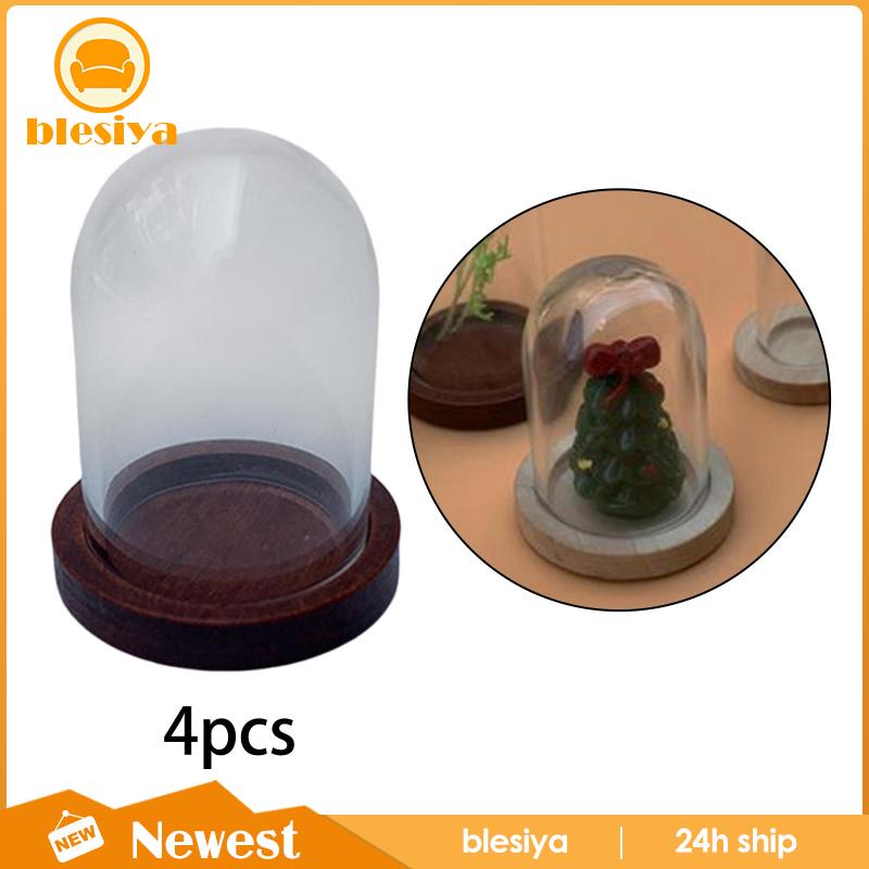 Hộp Thủy Tinh Đựng Chuông Vòm Trưng Bày Trang Trí Nhà Cửa / Tiệc Cưới / Valentine DIY