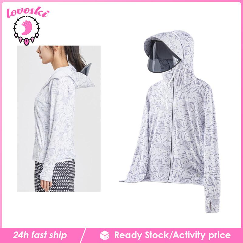 Áo Hoodie Chống Nắng Làm Mát Thời Trang Mùa Hè Cho Nữ