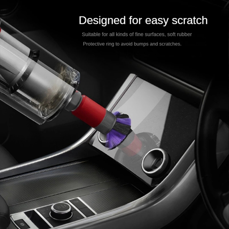 1 Bộ Bàn Chải Mềm Loại Bỏ Bụi Bẩn Cho Dyson V7 V8 V10 V11 Kèm Ống Và Công Tắc Khóa Phụ Kiện Cho Máy Hút Bụi TINECO Floor One 3.0