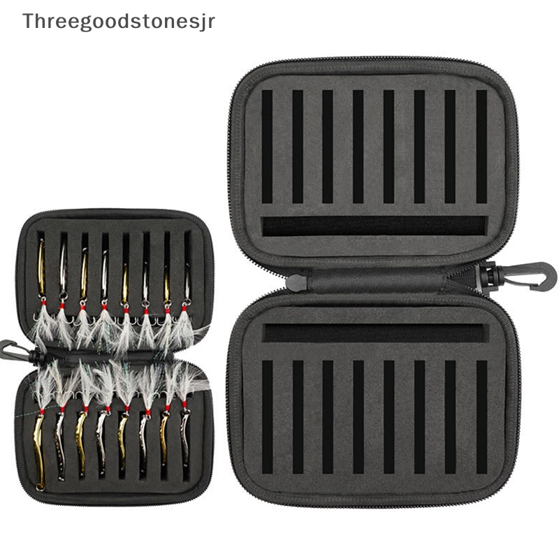 Hộp Đựng Mồi Câu Cá Bằng Xốp EVA Cứng Kèm Móc Câu Tiện Dụng JR