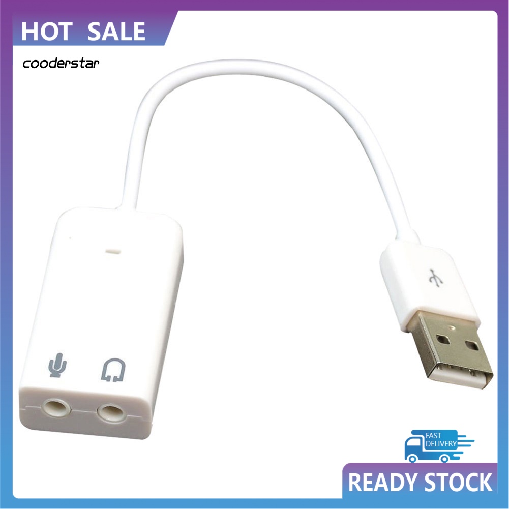 Thẻ Âm Thanh Mở Rộng USB 2.0 Virtual 7.1 Kênh Cho Laptop PC