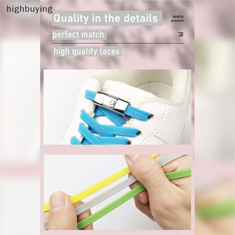 Hbvn Belle 2022 Dây Giày Không Cần Buộc Co Giãn Bản Rộng Không Cần Buộc Dành Cho Người Lớn Và Trẻ Em