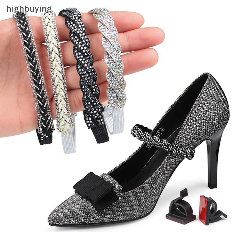 1 Cặp Dây Buộc Giày Cao Gót Chống Trượt Tiện Dụng
