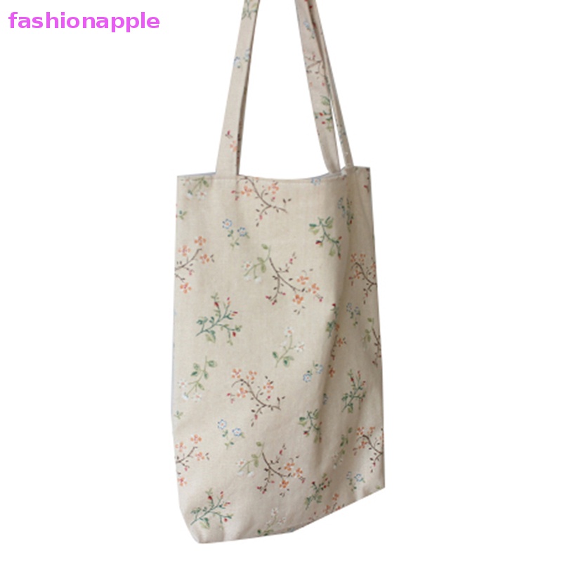 Túi Xách Vải Lanh Cotton Phong Cách Vintage Cho Nữ