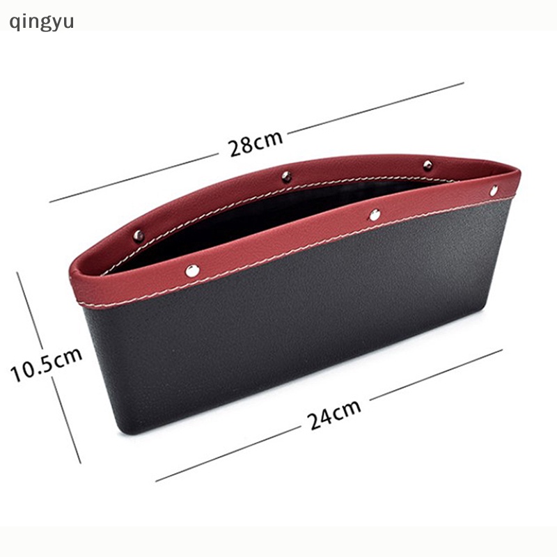 Túi Da PU Đựng Vật Dụng Gắn Khe Hở Ghế Ngồi Xe Hơi