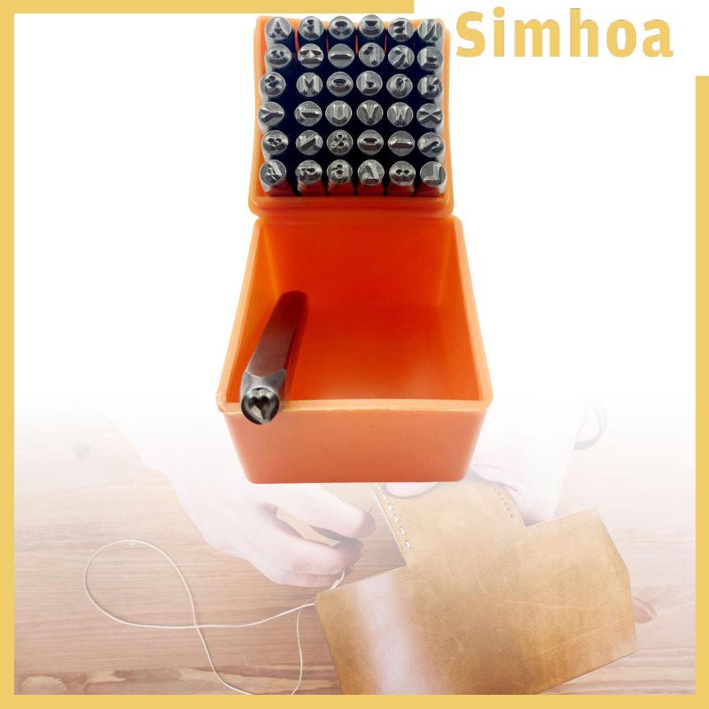 Bộ 37 Dụng Cụ Trang Trí Đồ Da Bằng Kim Loại 1 / 8 &quot;3mm Tiện Dụng