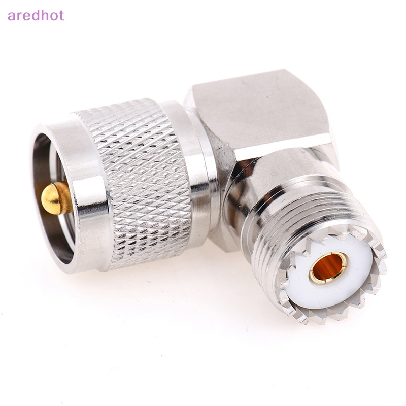 Đầu Nối UHF SO-239 Female Sang UHF PL-259 Male Góc Phải 90 Độ RF Mới
