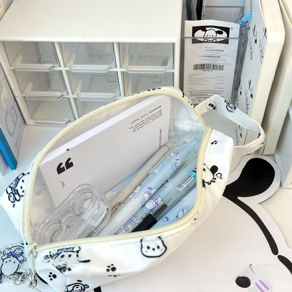 Túi Đựng Bút In Hình Pacha Hoạt Hình Dễ Thương Sức Chứa Lớn Cho Học Sinh Ốp