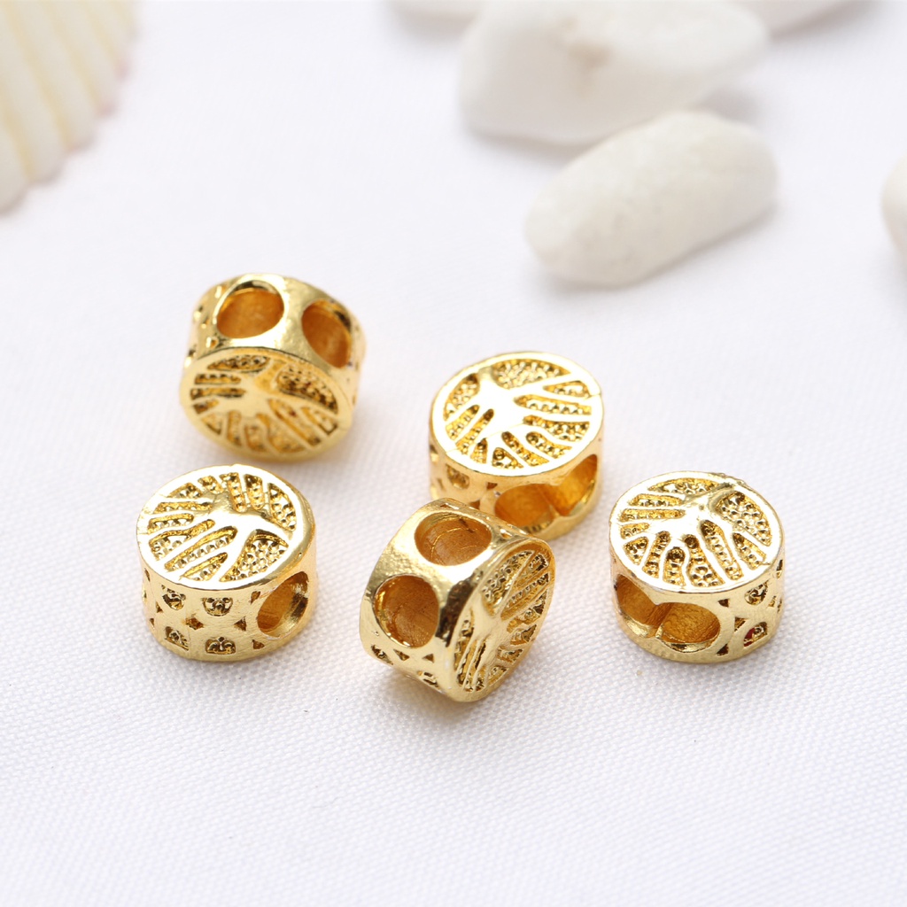Cuộn Dây Xỏ Hạt Vàng 18k 3mm Dùng Làm Trang Sức diy