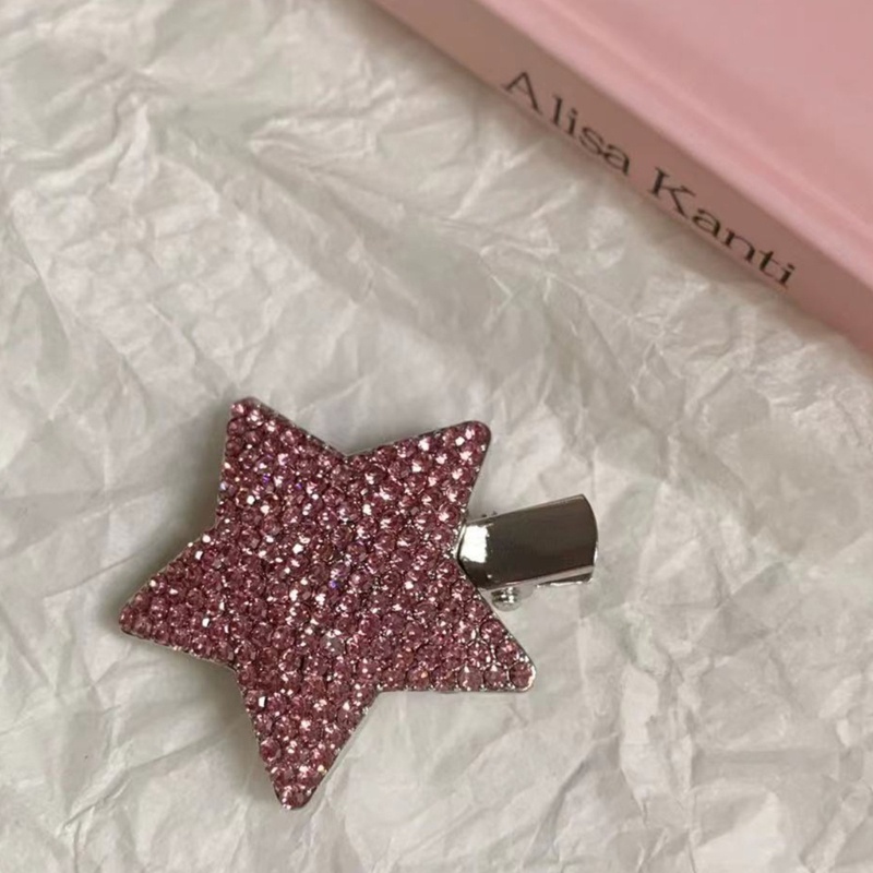 Kẹp Tóc Hình Ngôi Sao Đính Đá Thời Trang Dành Cho Nữ