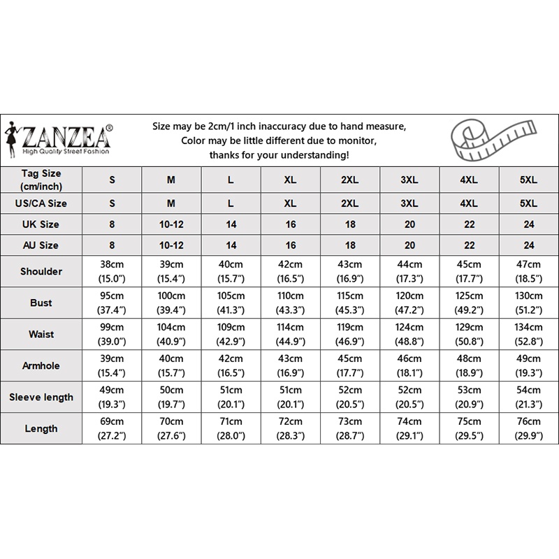 Zanzea Áo Nữ Tay Lửng Cổ Tròn Thời Trang Vintage