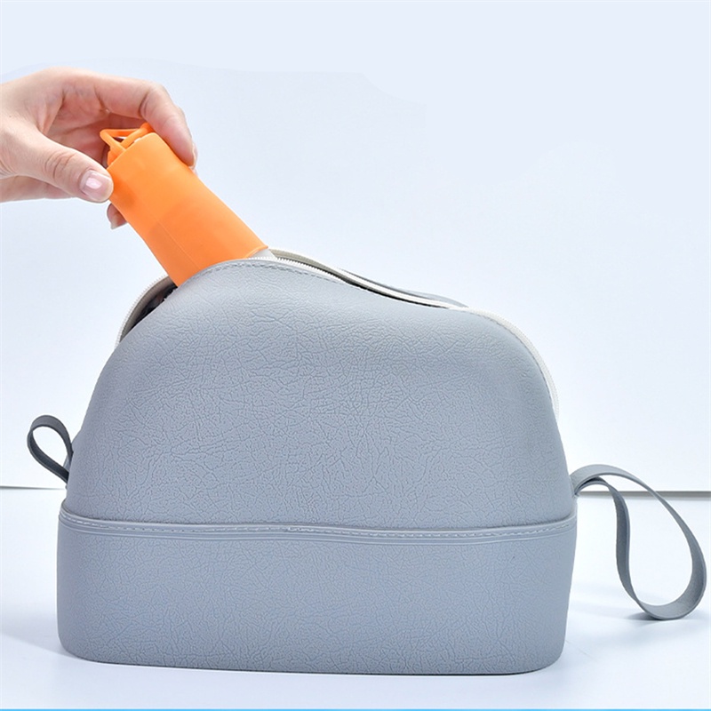 Bộ 8 Vỏ Bọc Chai Lọ Bằng Silicone Dùng Đựng Dầu Gội / Sữa Tắm / Kem Dưỡng Da Khi Đi Du Lịch