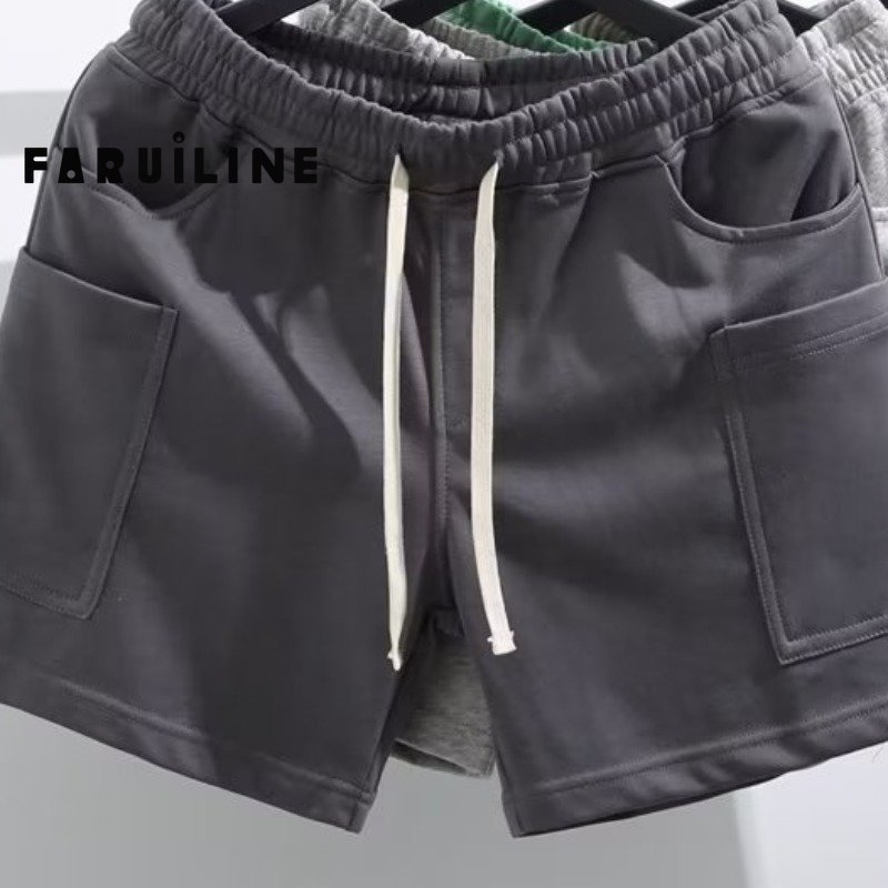 Quần Lửng Thể Thao Dáng Rộng In Họa Tiết Trẻ Trung Thời Trang Cho Nam HZFMC0104
