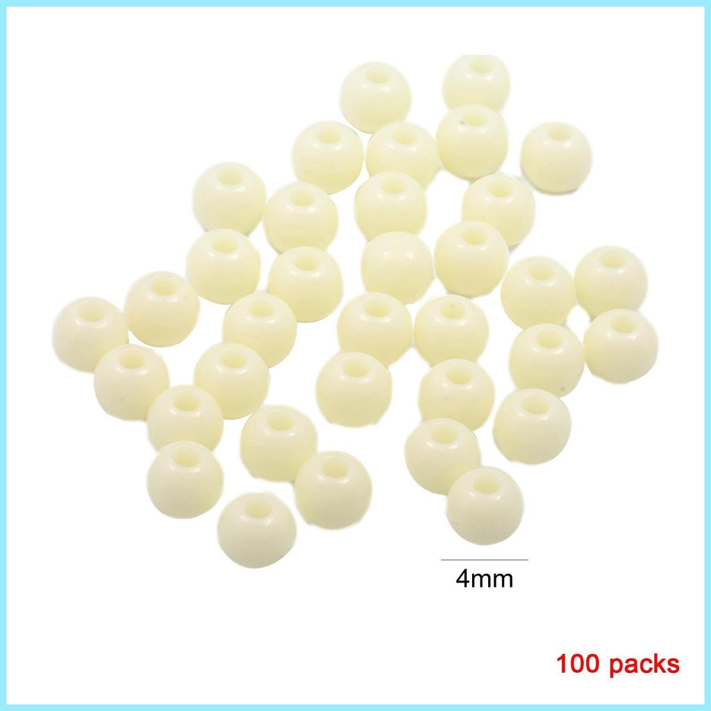 Hạt Cườm Hình Oval Phát Sáng Trong Bóng Tối Gắn Mồi Câu Cá Nước Mặn Và tdevn