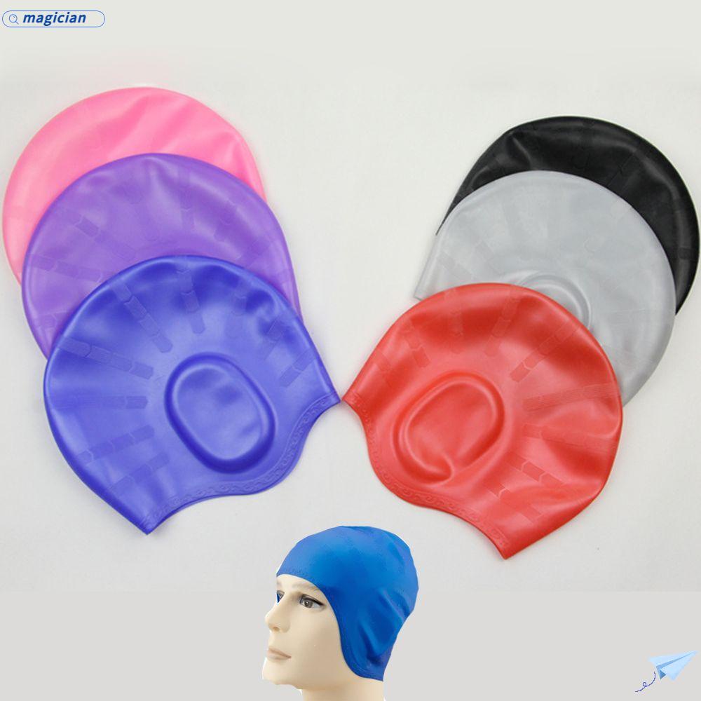 Mũ Bơi Trùm Tai Chống Thấm Nước Linh Hoạt Tiện Dụng