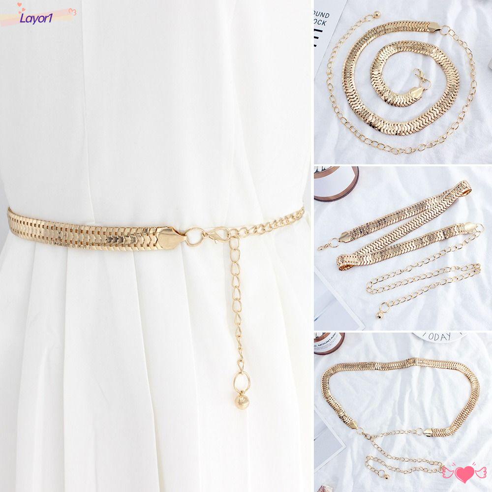 Thắt Lưng Dây Xích Thiết Kế Đơn Giản Thời Trang LAYOR1