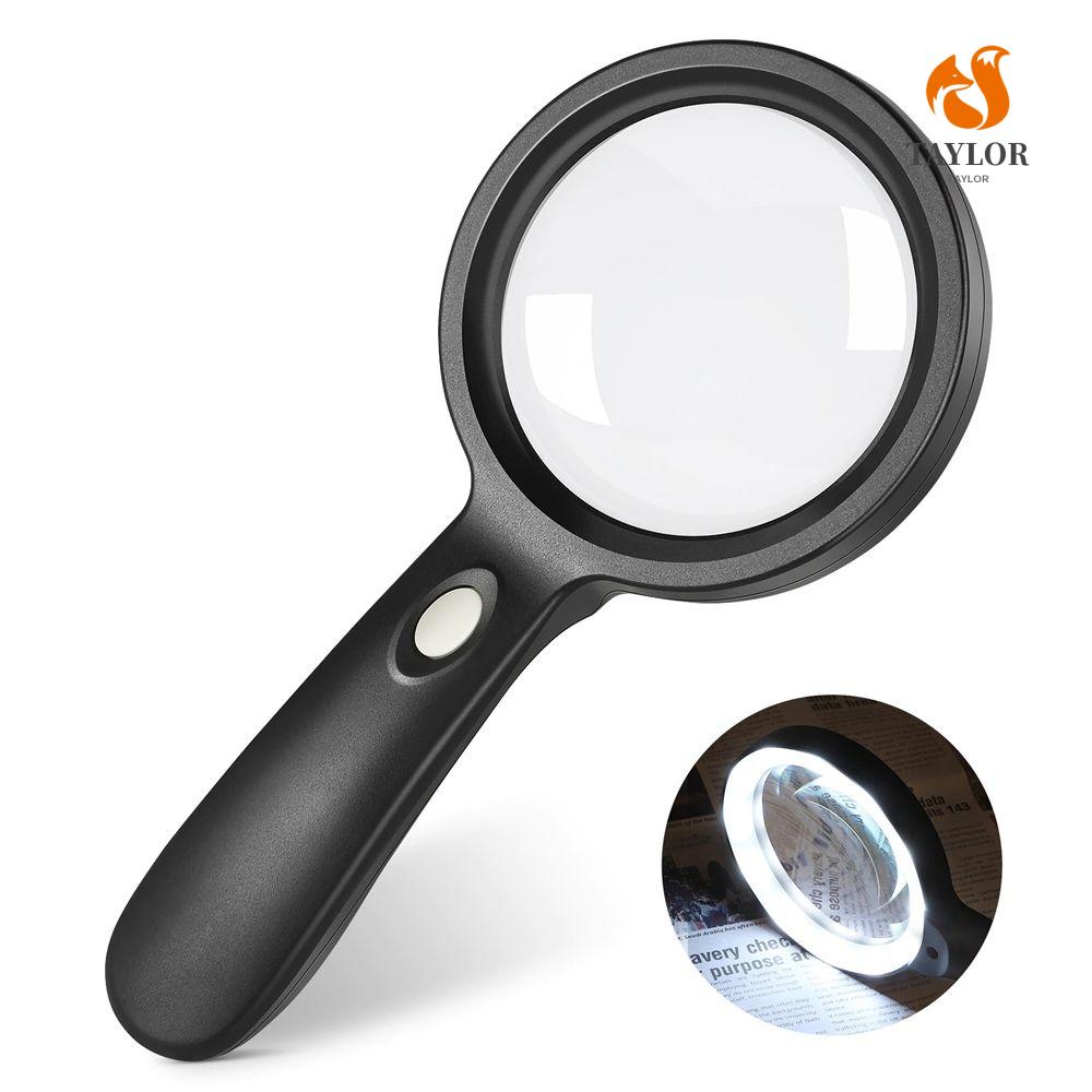 Kính Lúp Cầm Tay Chuyên Nghiệp TAYLOR1 Có 12 Đèn LED