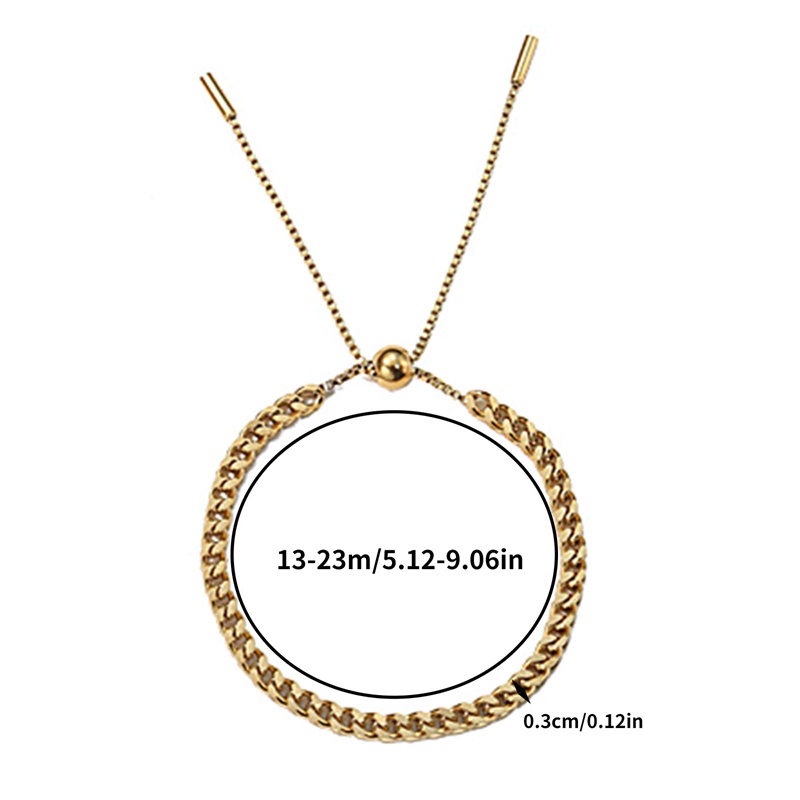 Vòng Đeo Tay Bằng Thép Titan Mạ Vàng Thời Trang