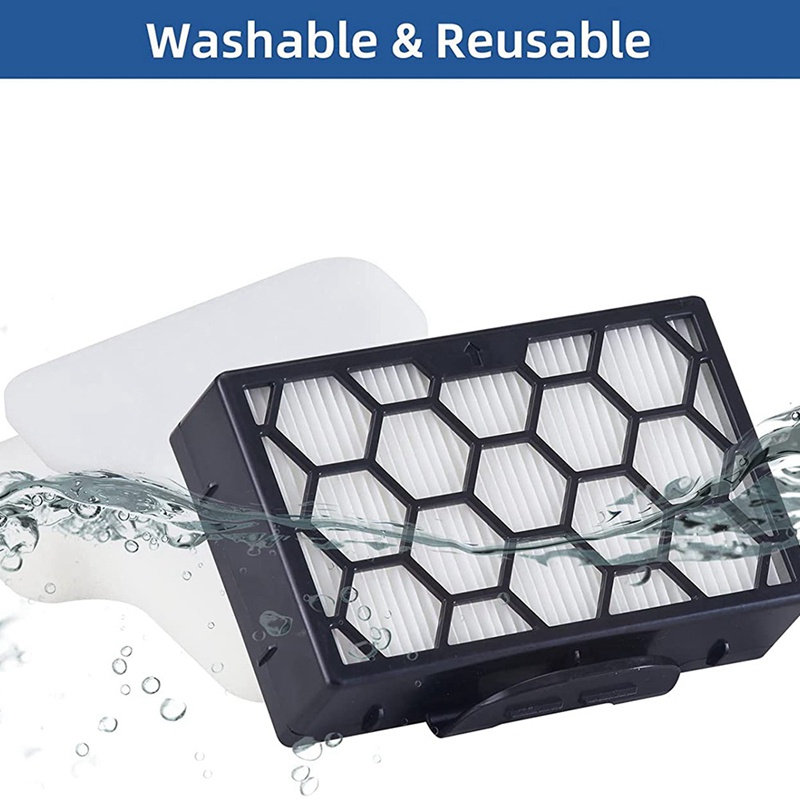 Bộ lọc HEPA tương thích cho Phụ kiện thay thế máy hút bụi Shark CZ500UKT CZ2001 CZ500EUT
