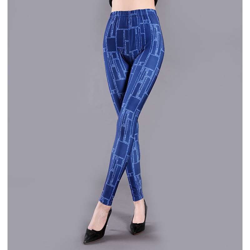 Quần legging thể thao quần yoga nữ Quần Legging Lụa Sữa Co Giãn In Họa Tiết Hoa / Bướm Xinh Xắn Thời Trang Xuân Hè Cho Nữ quần legging nữ dài