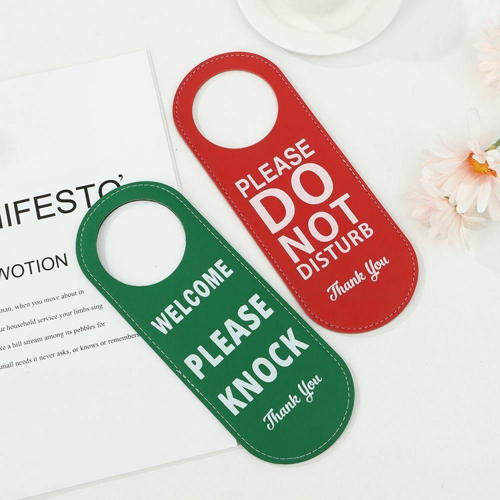 Biển Hiệu Treo Cửa Phòng Họp / Phòng Họp 22X8Cm In Chữ Do Not Disturb Please Knock