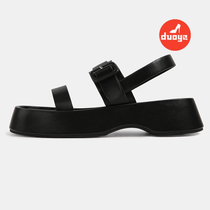 Duoya Giày Sandal Đế Xuồng Mùa Hè Thiết Kế Niche Cho Nữ Miễn Phí Vận Chuyển