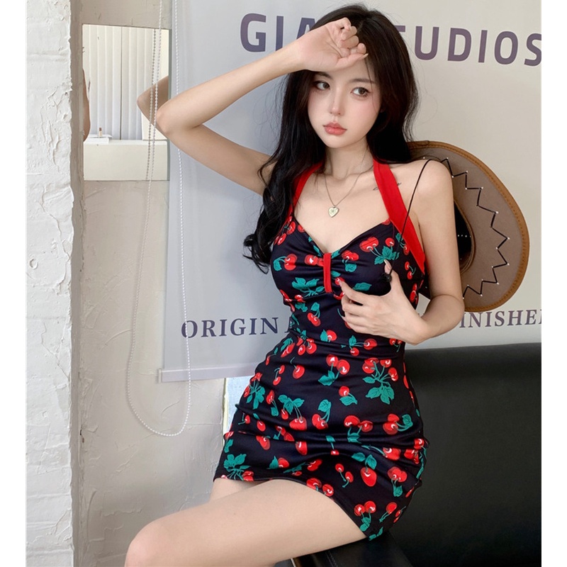 Đầm Mini Cổ Chữ V Ôm Dáng Thời Trang Mùa Hè Dành Cho Nữ