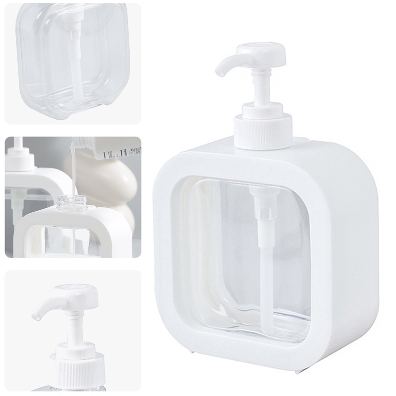 Chai Đựng Dầu Gội Sữa Rửa Tay Dạng Đẩy Dung Tích Lớn Jjiuad