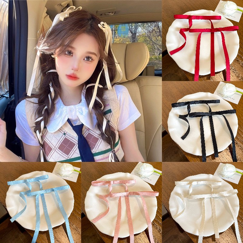 Set 2 Kẹp Tóc Nơ Xinh Xắn Thời Trang Hàn Quốc