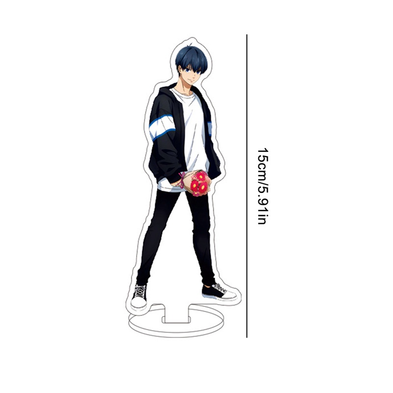 Mô Hình Nhân Vật Isagi Yoichi Anime BLUE LOCK Bằng Acrylic Để Bàn Trang Trí