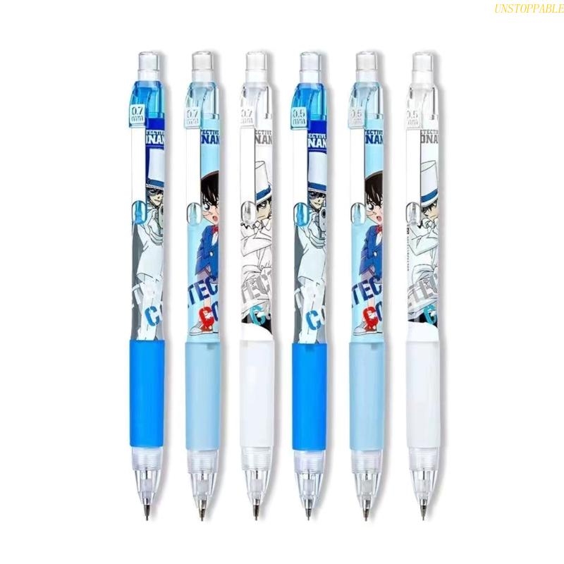 Set 6 Bút Chì Bấm Ngòi 0.7mm Họa Tiết Hoạt Hình Dễ Thương