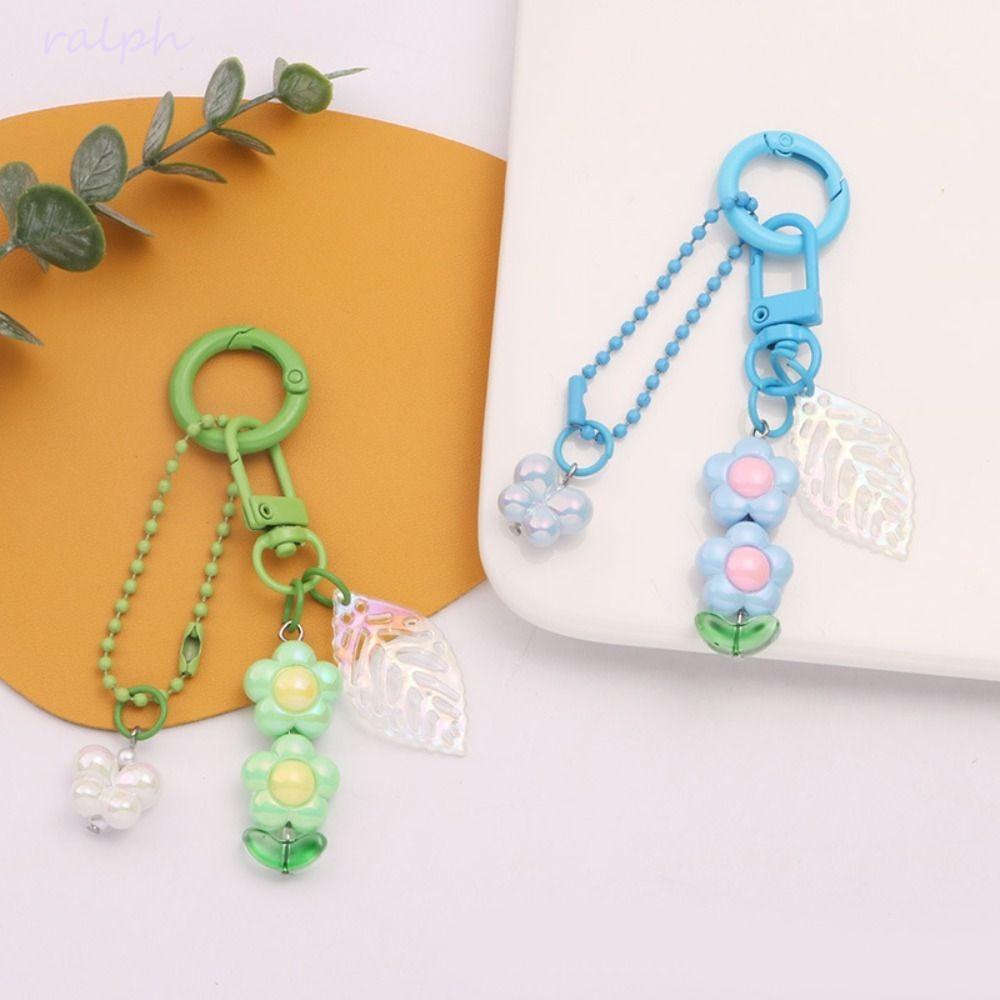 Móc Khóa Hình Cây Hoa Màu Kẹo Ngọt Dễ Thương