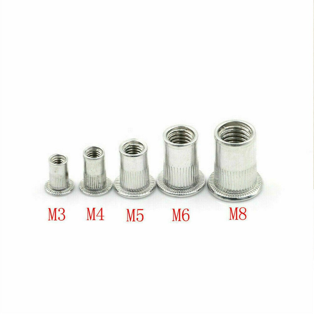 50 Đai Ốc M6-M10 Bằng Thép Chất Lượng Cao
