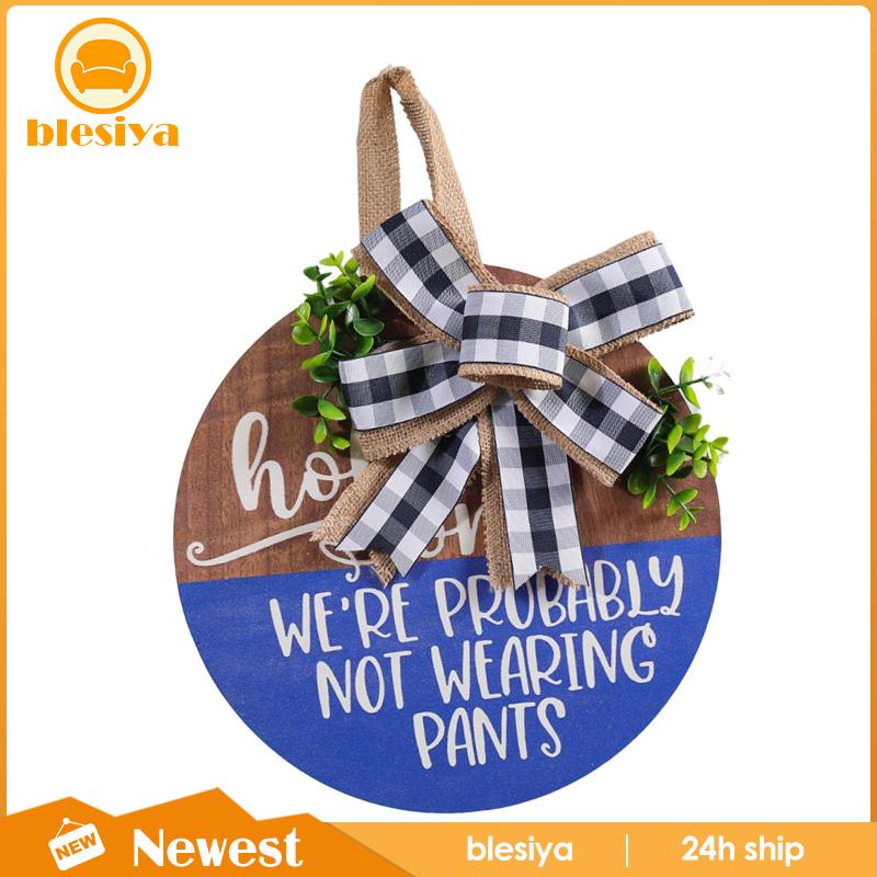 Bảng Gỗ Tròn 12 Inch Treo Cửa Trang Trí Nhà Cửa