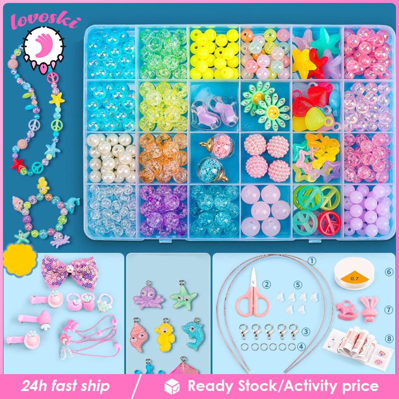 Bộ Hạt Charm Dùng Làm Quà Tặng Cho Bé Gái