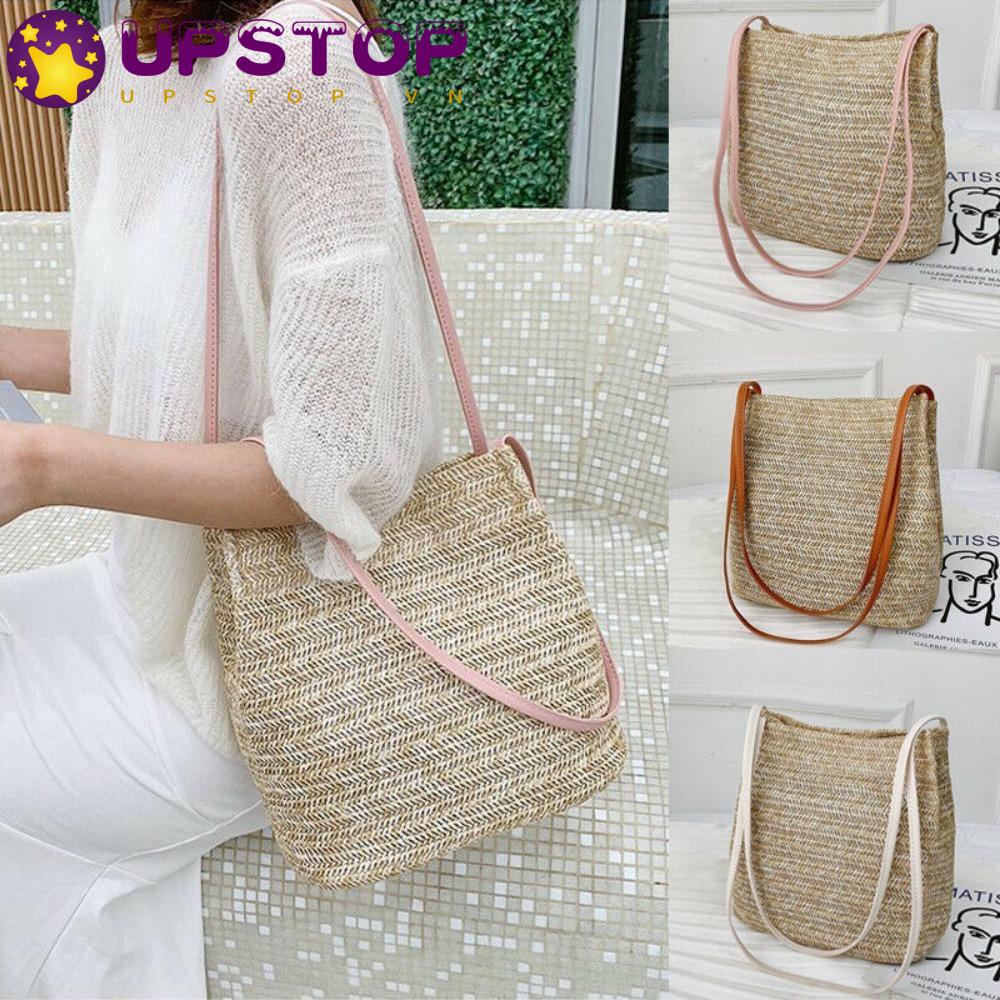 Túi Xách Đan Rơm Thời Trang Cho Nữ