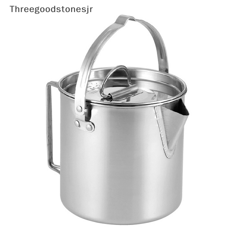 Ấm Đun Nước Dã Ngoại Bằng Thép Không Gỉ 1.2L