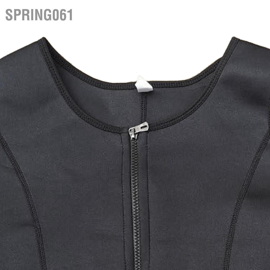 Spring061 Người Eo Huấn Luyện Dây Kéo Tập Mồ Hôi Xông Hơi Bụng Điều Khiển Đai Chỉnh Toàn Thân Áo Vest Cho Đi Bộ Xe Chạy Xây Dựng Cơ Thể